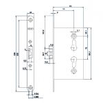 Zamek NEMEF 1759/02 72/55