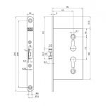 Zamek NEMEF 1759/02 72/65